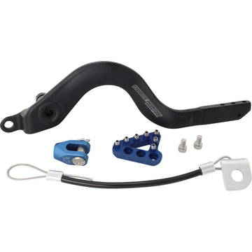 Moose Racing Brake Pedal - Blue - Yamaha 82-0225-21-22