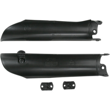 Acerbis Lower Fork Covers for Inverted Forks - Black 2113740001