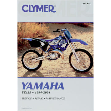 CLYMER Manual - Yamaha - YZ125 CM4972
