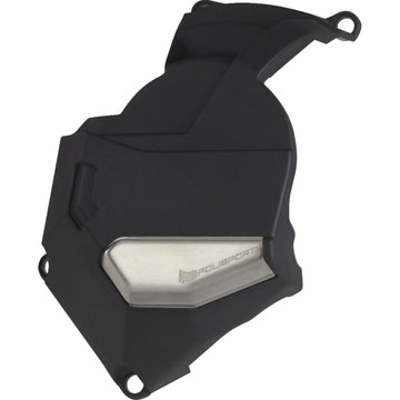 POLISPORT Clutch Cover - Black - Honda 8486500001 by Polisport