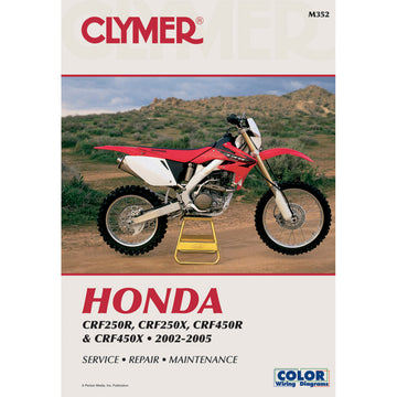 CLYMER Manual - Honda - CRF250R / CRF250X / CRF450R CM352