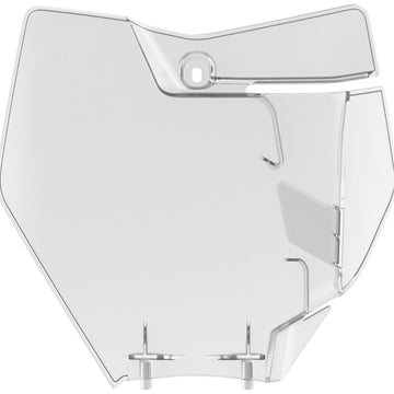 POLISPORT Number Plate - Clear - KTM 8664900004 by Polisport
