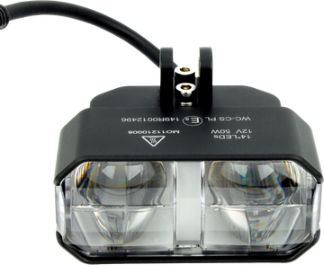 Aux Driving Lights Kit 1.25" Bar Mnt. White Pr.