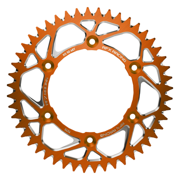 Aluminum Rear Sprocket 51t Orange Ktm/Husq/Gas