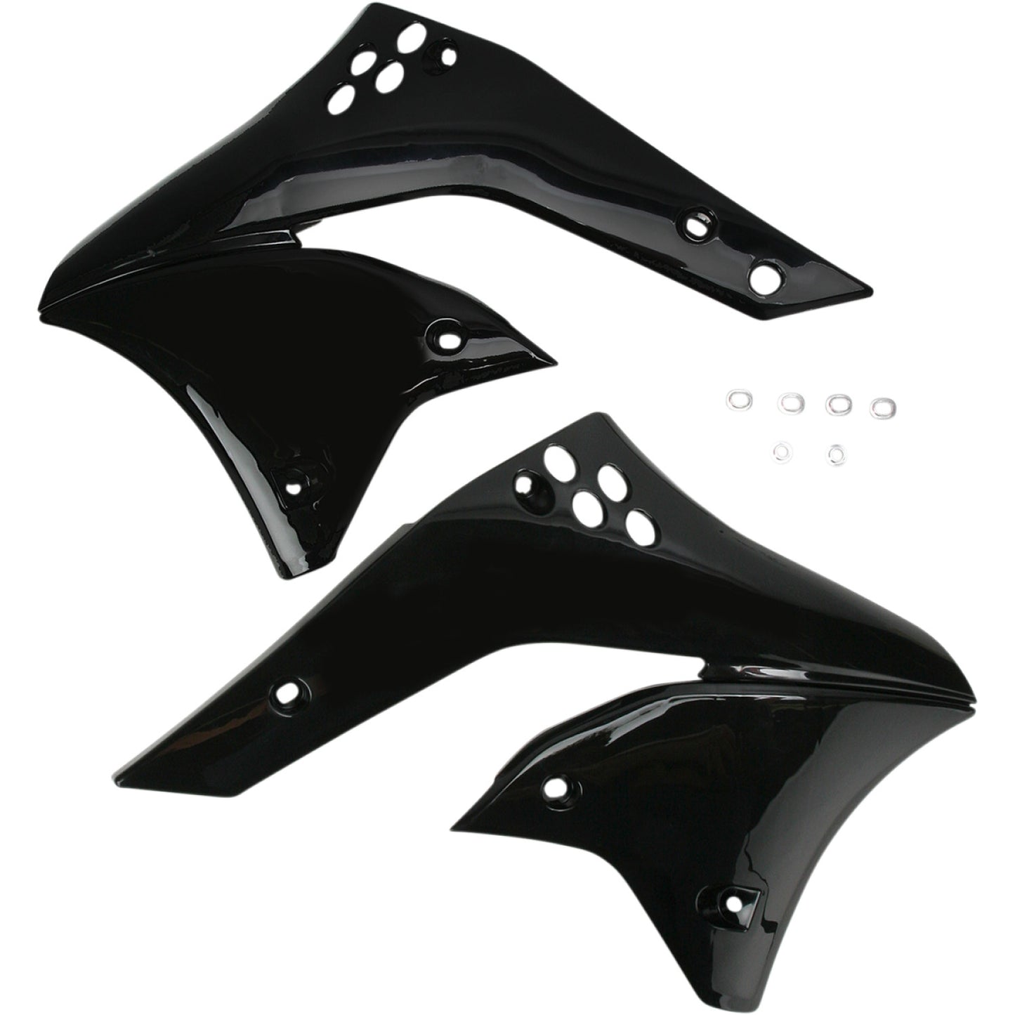 Acerbis Radiator Shrouds - Black 2043750001