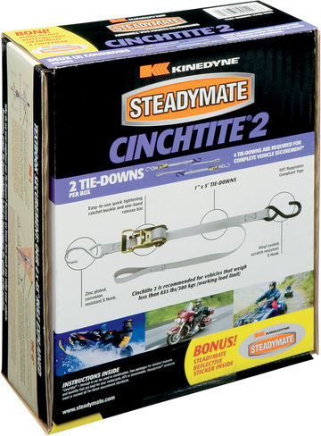 STEADYMATE Cinchtite 2 Ratchet Tie-Down 15465