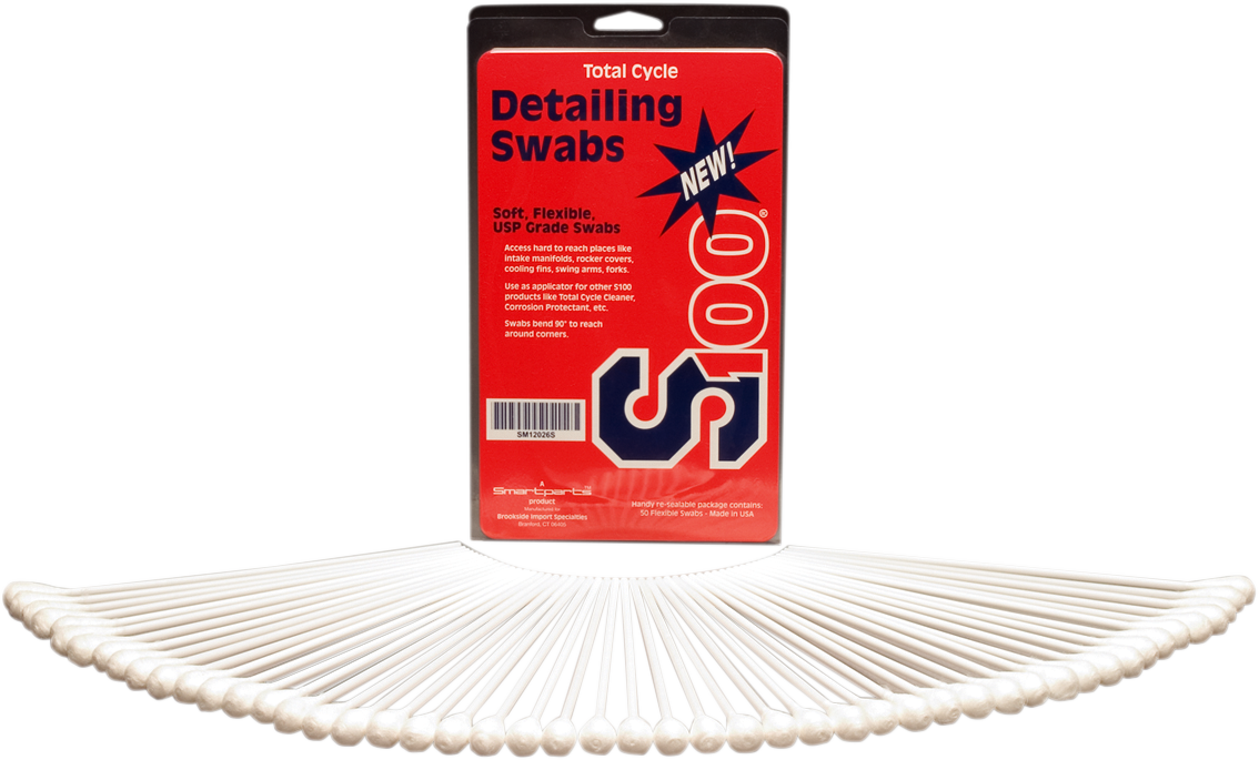 S100 Detail Swabs - 50 Pack 12026S