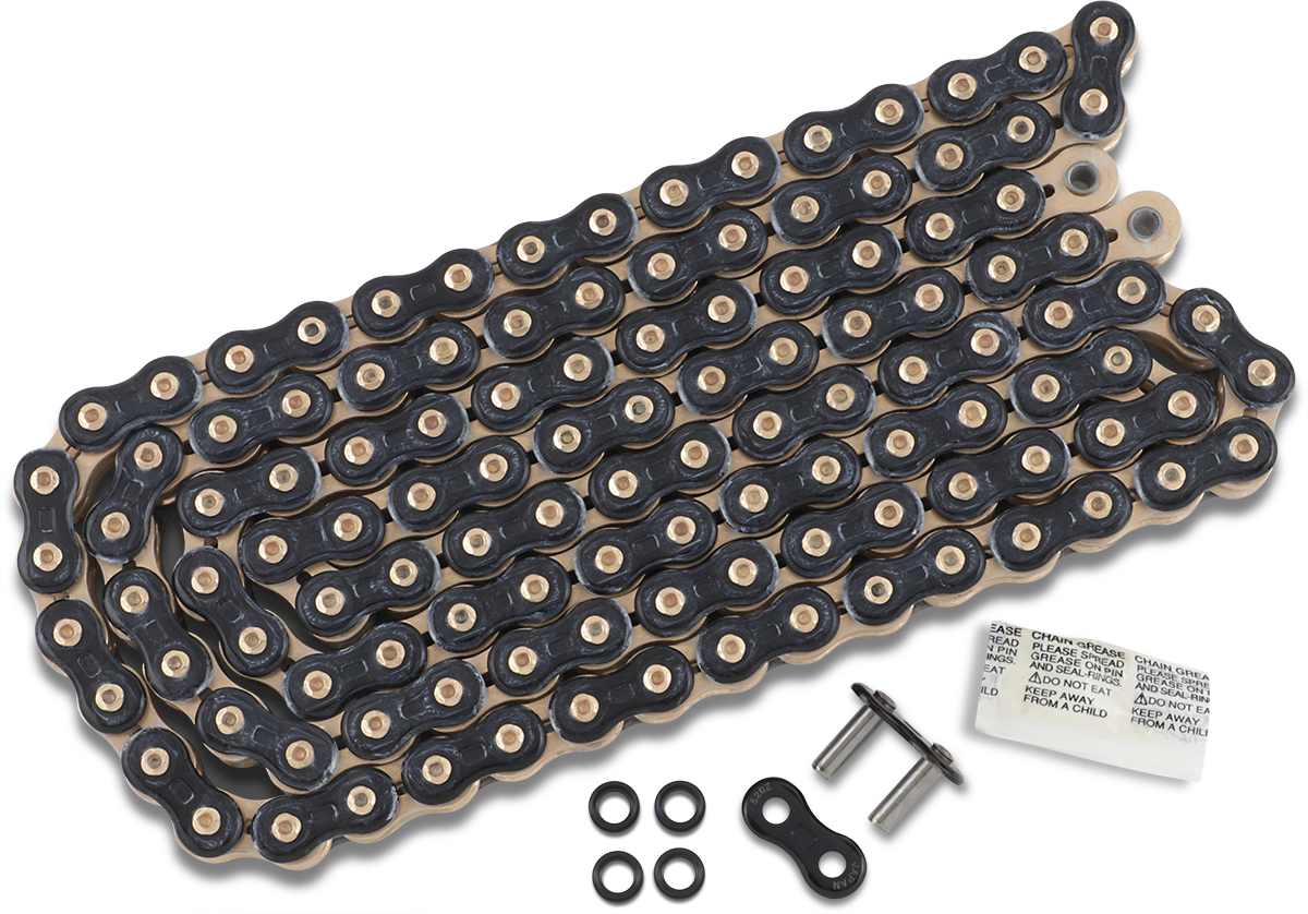 ThreeD 520 Z - Drive Chain - 120 Links - Black/Gold 520Z3D-120KG
