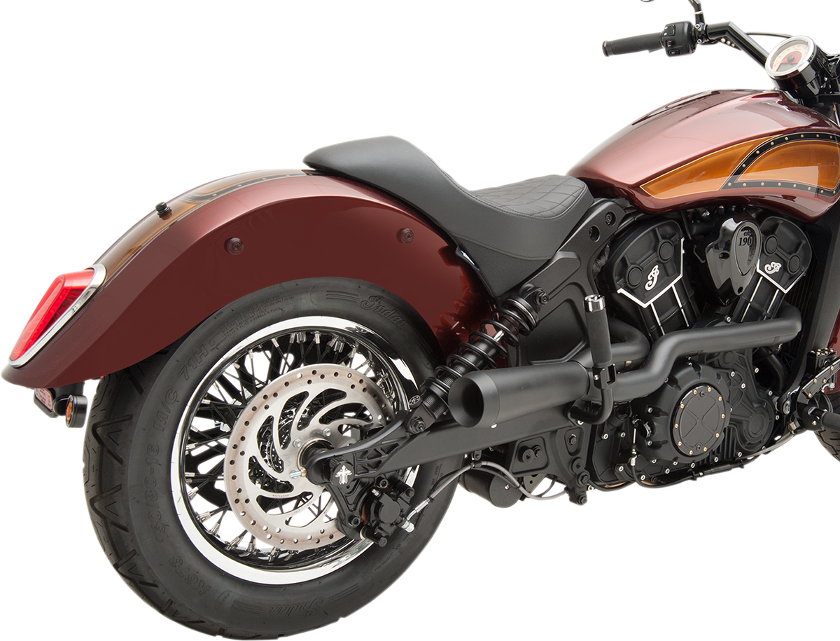 TRASK 2:1 Exhaust - Black - Indian Scout TM-3041BK