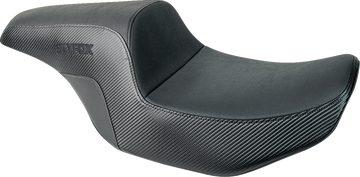 SLYFOX Drifter Tour Seat - Vinyl w/ Slipstop - Black Logo - FL '23-'24 4685A-Slyfox