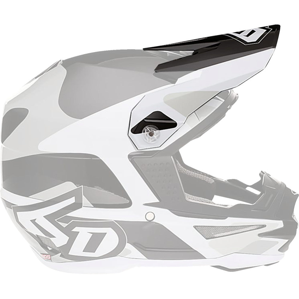6D HELMETS ATR-1 Visor - White 72-3729
