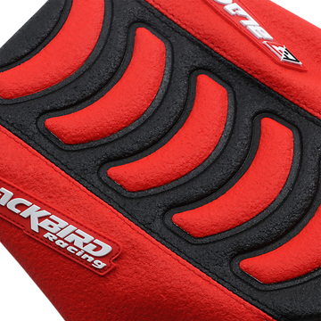 Blackbird Racing Double Grip 3 Seat Cover - Black/Red - CRF 1147HUS | Seat Covers