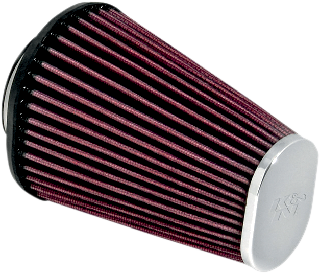 K & N Replacement Air Filter - Aircharger® Intake - Chrome RC-3680