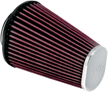 K & N Replacement Air Filter - Aircharger® Intake - Chrome RC-3680
