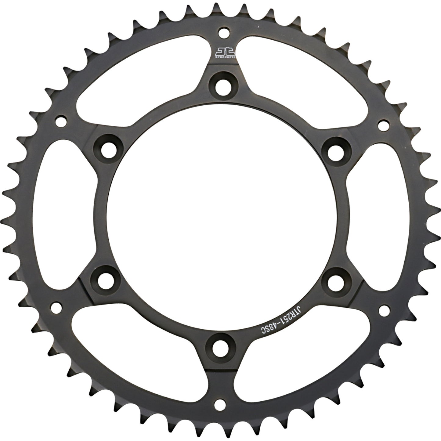 JT SPROCKETS Rear Sprocket - 48-Tooth - Yamaha JTR251.48SC by JT Rear Sprockets Steel Type