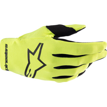 ALPINESTARS Youth Radar Gloves - Fluo Yellow/Black - Small 3541824-551-S