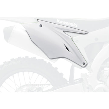 POLISPORT Side Panels - OEM White - KXF 250/450 8608200002 by Polisport