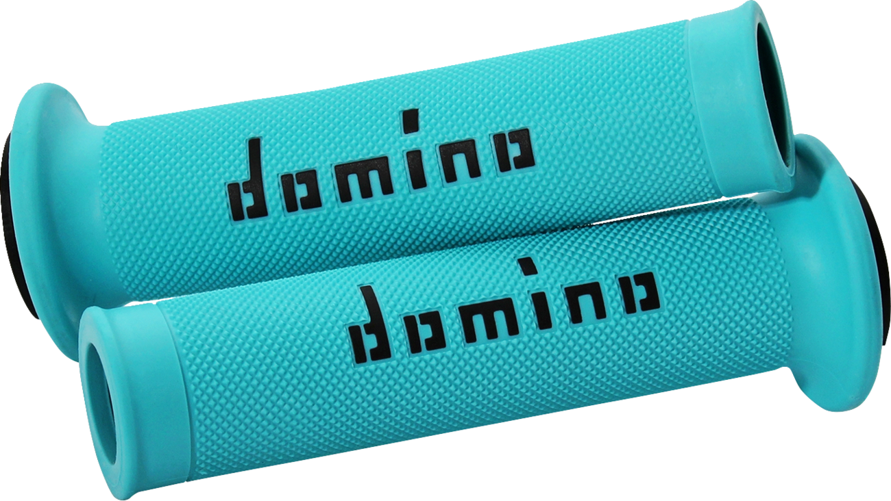 DOMINO MotoGP Grips - Dual-Compound - Cyan/Black A01041C4080B7-0