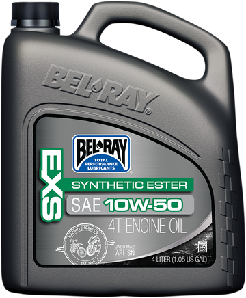 Bel-Ray EXS Synthetic 4T Oil - 10W-50 - 4L 99160-B4LW