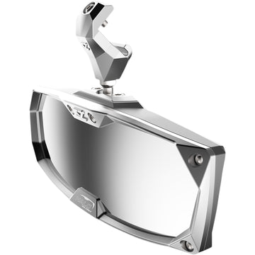 SEIZMIK Mirror - Halo R - Rear View - Rectangle - Silver - Polaris Pro-Fit Ranger 56-18026