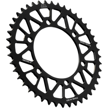 JT SPROCKETS Rear Sprocket - Kawasaki/Yamaha - Black - 44-Tooth JTA486.44BLK by JT Rear Sprockets Aluminum/Alloy