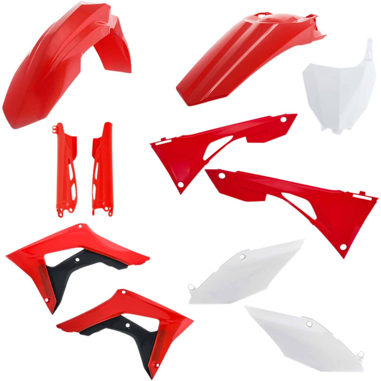 Acerbis Full Replacement Body Kit - OEM '19 Red/White/Black 2736256345