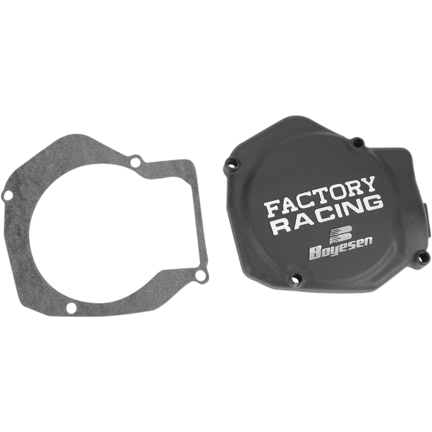 BOYESEN Ignition Cover - Black - Honda CR125R SC01AB
