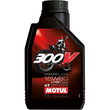 Motul 300V Off-Road 4T Competition Synthetic Oil 15W60 Liter