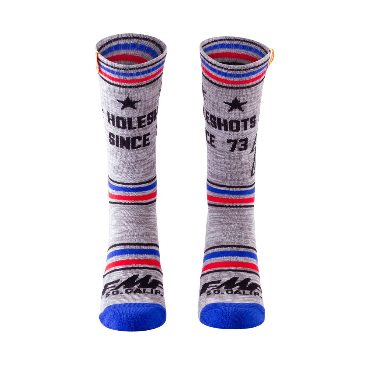 FMF Apparel Holeshot Socks Grey Heather