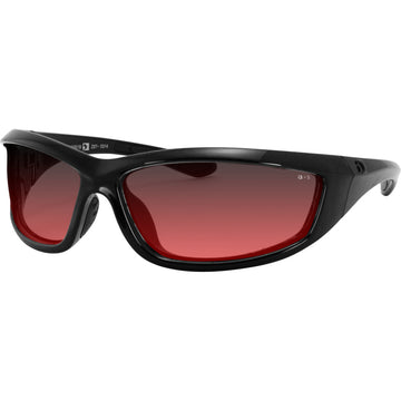 BOBSTER Charger Sunglasses - Gloss Black - Rose Lens ECHA001R