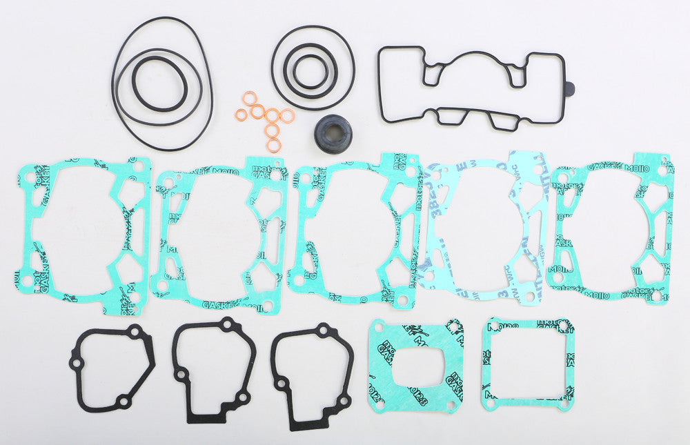 Set of gaskets and seals on a white background