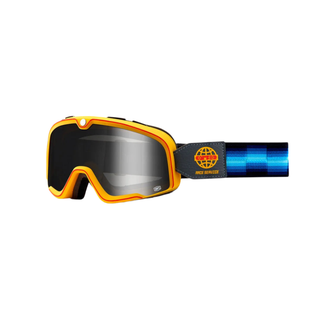 100% Barstow Goggles - Race Service - Silver Mirror 50002-252-01