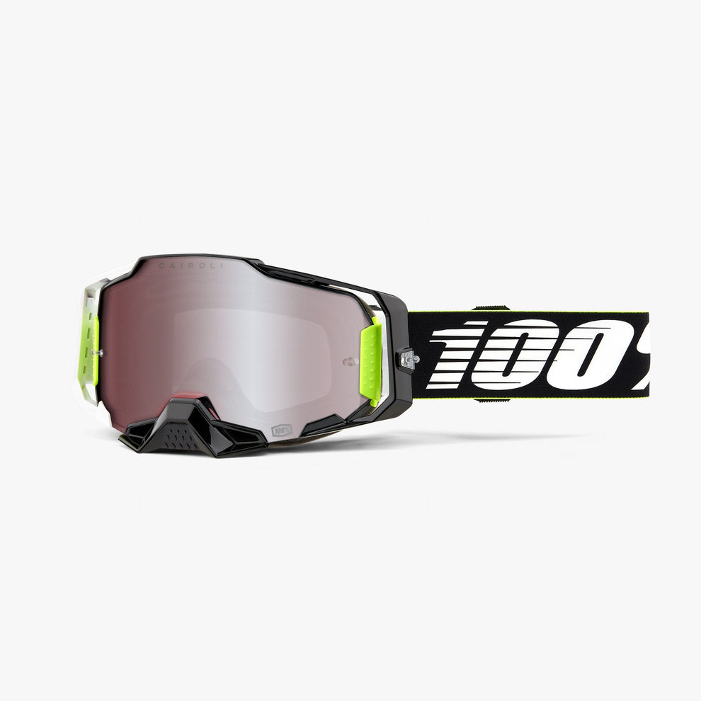 100% Armega RACR Cairoli Goggle - HIPER Silver Mirror Lens