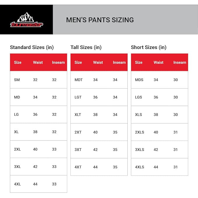 Tourmaster Mariner Laminated Pant Gray/Black XL