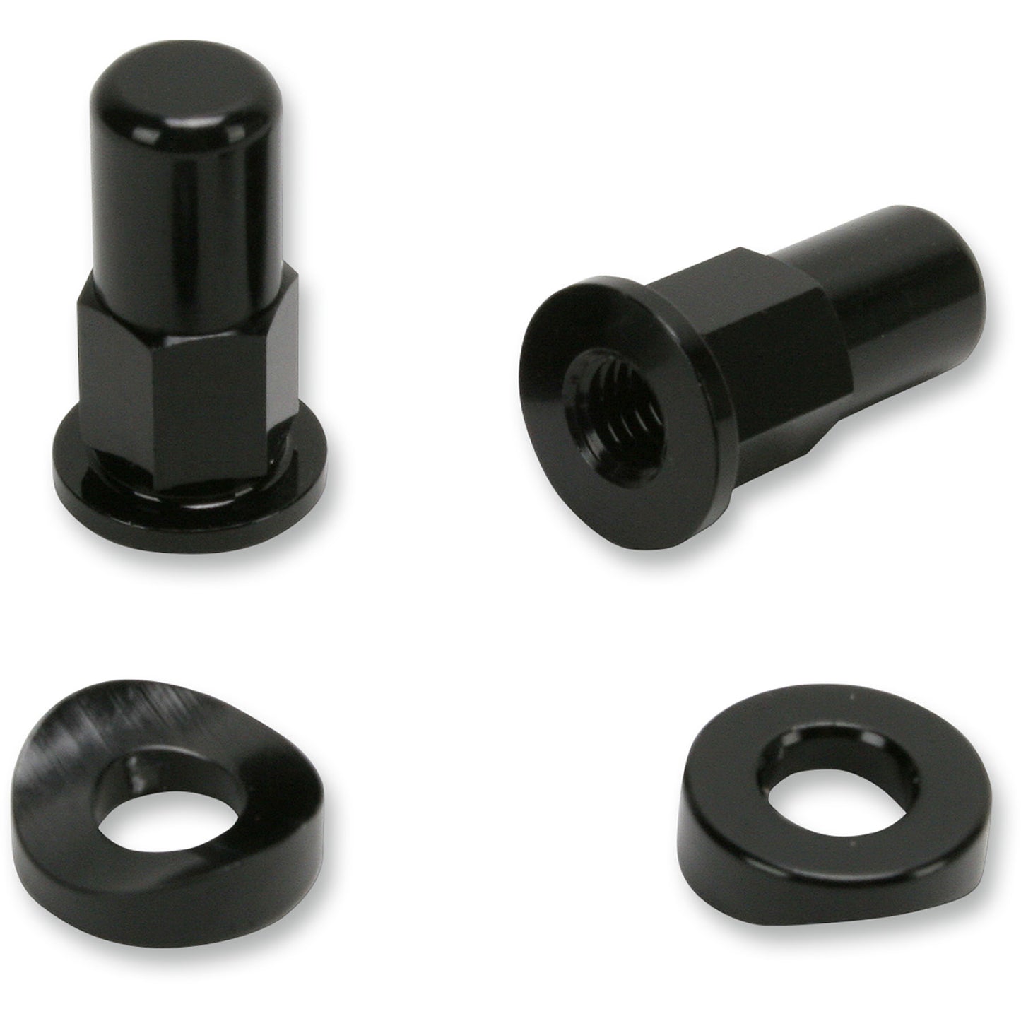 No Toil Rim Lock/Nut Black NTRK-005 by No Toil