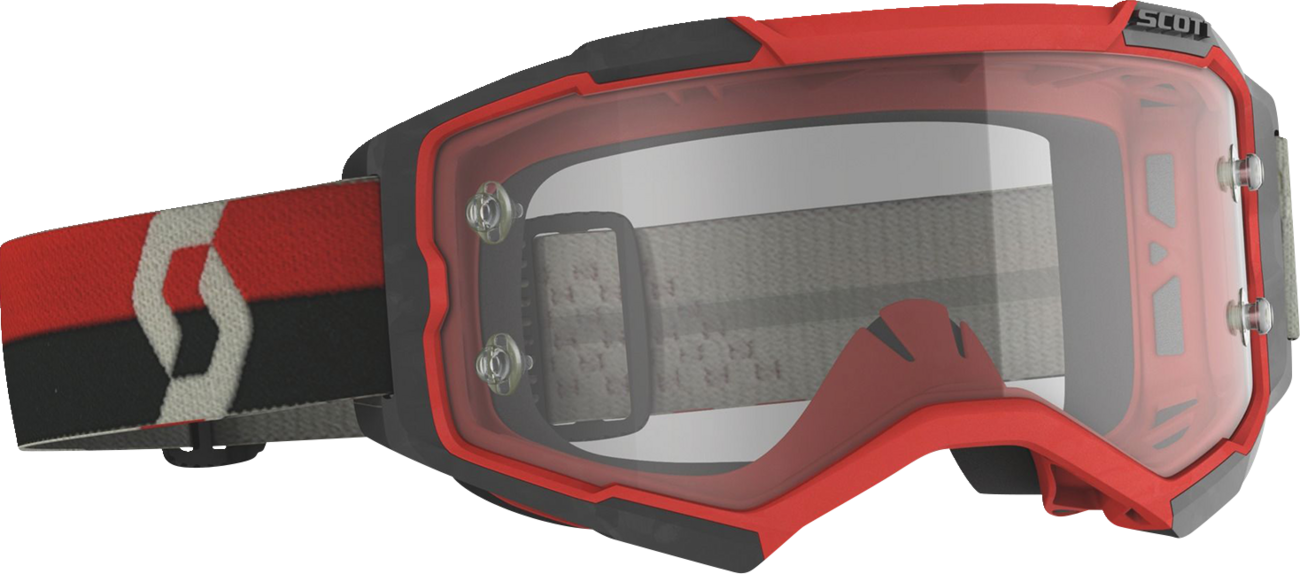 Scott Fury Goggle - Red/Black - Clear Works Lens 274514-1018113
