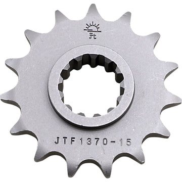 JT SPROCKETS Countershaft Sprocket - 15 Tooth JTF1370.15 by JT Countershaft Sprockets Steel