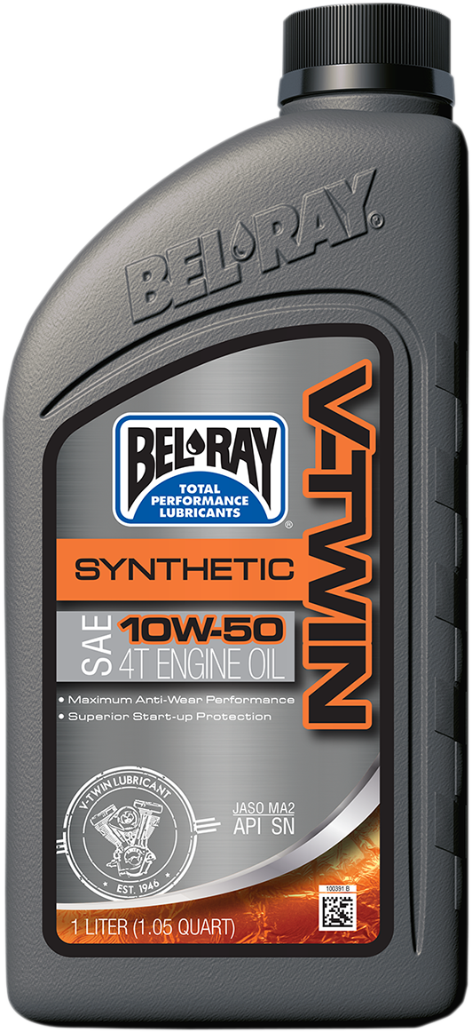 Bel-Ray V-Twin Synthetic Oil - 10W-50 - 1L 96915-BT1