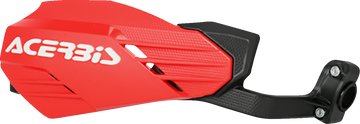 ACERBIS Moto-X Handguards - Red/White 2985881005