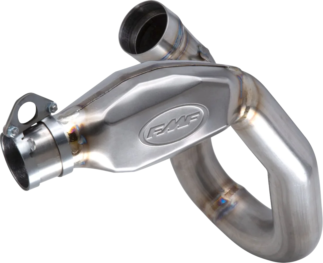 FMF MegaBomb Header - Titanium - Honda CRF250R/RX 041615
