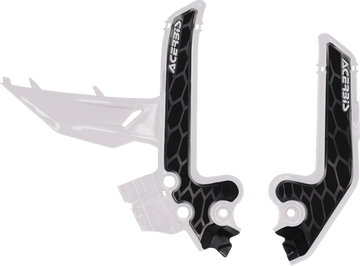 ACERBIS X-Grip Frame Guards - White/Black - SX85 | MC85 2986891035