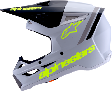 ALPINESTARS SM3 Helmet - Radium - Matte Gray/Black/Yellow Fluo - XS 8300826-9510-XS