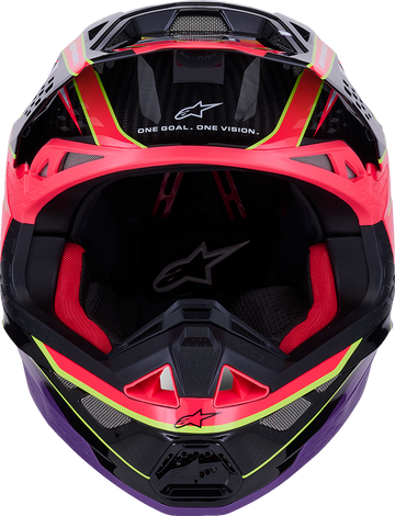 ALPINESTARS Supertech M10 Helmet - MIPS® - Era - Gloss Pink/Violet/Yellow Fluo - 2XL 8301223-3145-XXL