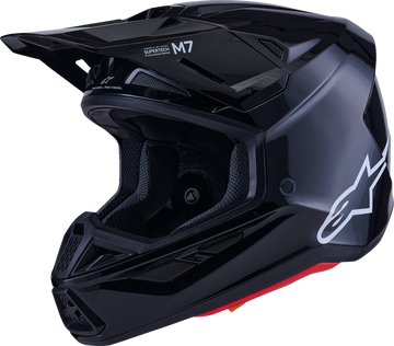 ALPINESTARS SM7 Helmet - Solid - Gloss Black - Large 8301426-1180-L