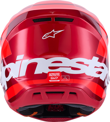 ALPINESTARS SM7 Helmet - Core - Gloss Red - 2XL 8301826-3127-XXL