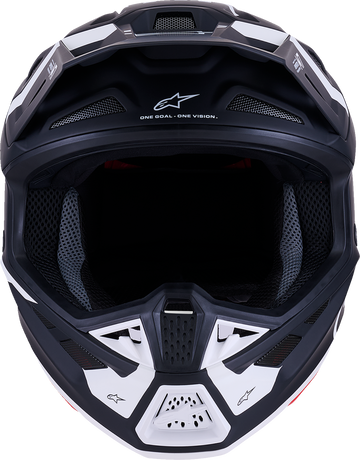 ALPINESTARS SM7 Helmet - Dasher - Matte Black/White - XL 8302226-1121-XL