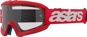 ALPINESTARS GOGGLES Youth Vision Goggle - Blaze - Red - Clear Lens 5140325-3067
