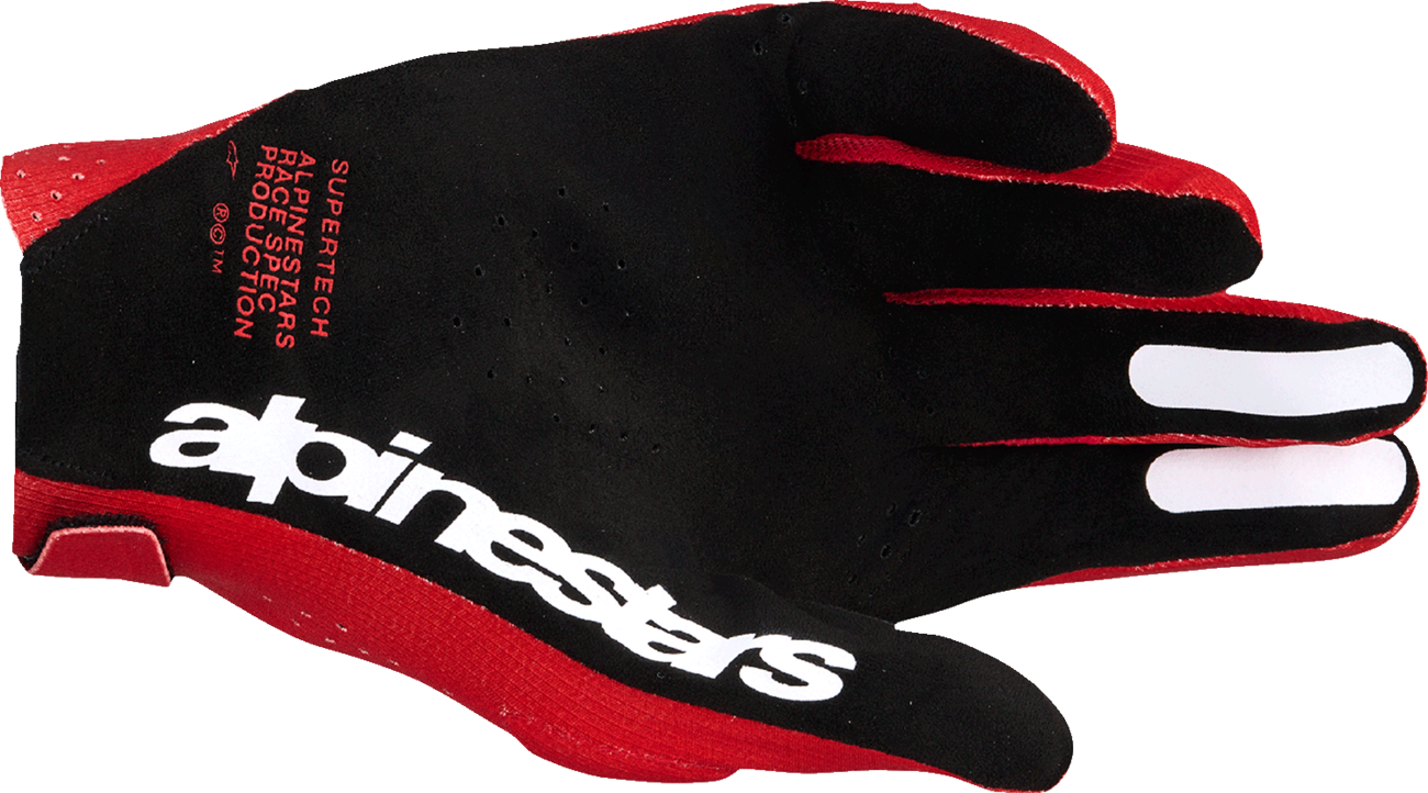 ALPINESTARS Supertech MX Gloves - Fire Red/Black/White - 2XL 3560526-3146-2X
