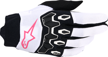 ALPINESTARS Stella Full Bore V2 Gloves - White/Fluo Pink/Black - Medium 3580126-2064-M