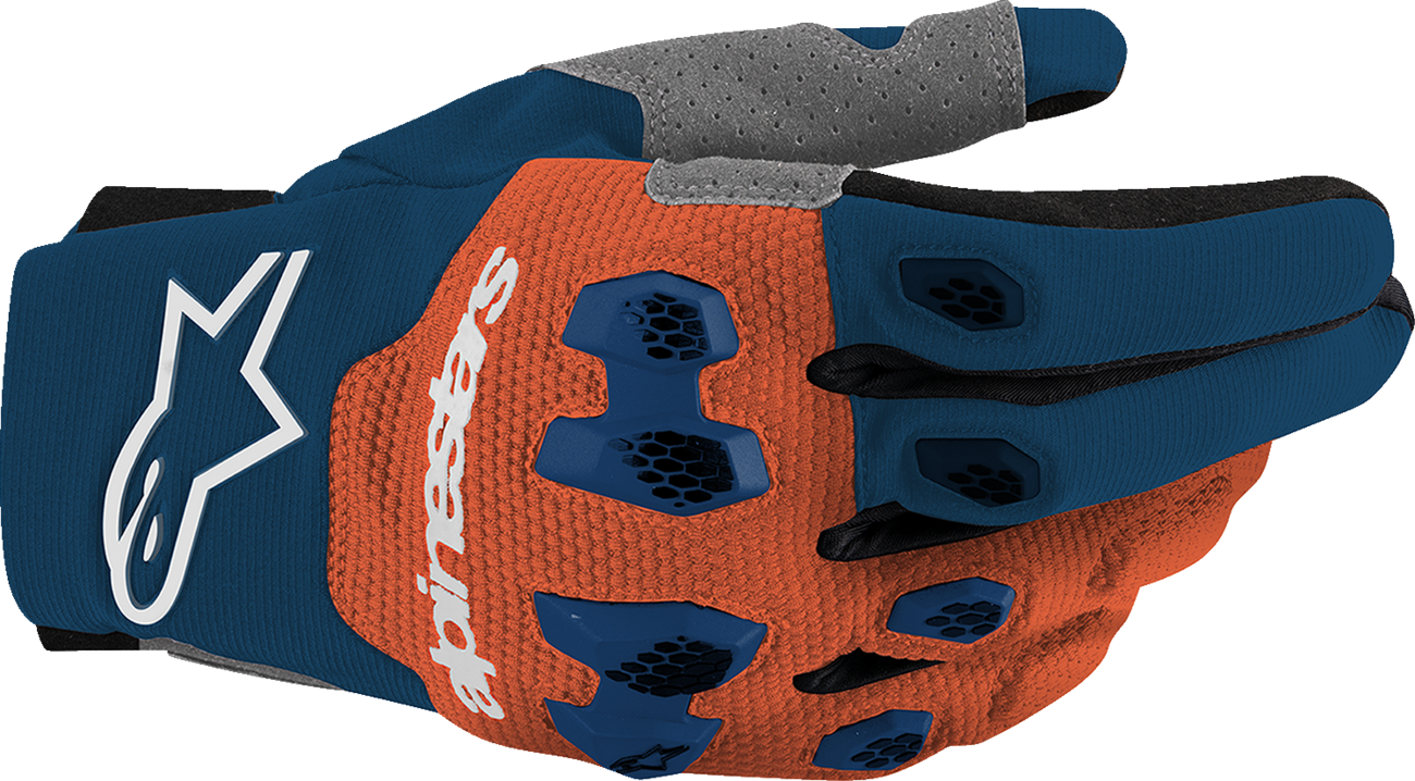ALPINESTARS Pro-Dura Gloves - Navy/Hot Orange/White - 2XL 3560425-7162-2X
